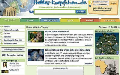 Screenshot www.helles-koepfchen.de