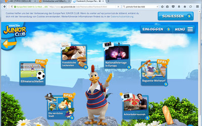 Screenshot: www.ep-juniorclub.de/club/themenwelten/frankreich.html