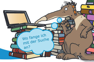 Percy auf der Suche nach Informationen