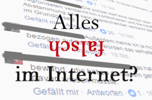 Diskussion in einem Sozialen Netzwerk, davor Schrift; Bild: Internet-ABC