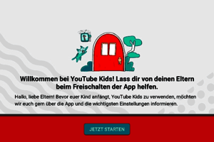 Screenshot aus der App; Bild: YouTube Kids