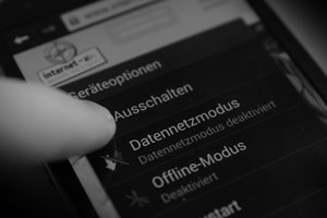 Handy wird ausgeschaltet