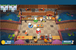 Szene aus dem Spiel "Overcooked 2"; Bild: Team 17